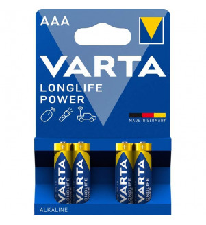 VARTA  Pile 1.5V LR03 AAA X4 Alcaline  mn2400