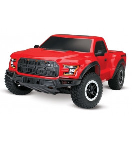 TRAXXAS Ford Raptor F-150 4x2 brushed AV Rouge 58094-1-RED