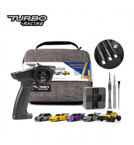 TURBO RACING Set 4ème anniversaire 1/76ème 5 voitures TB4THSET