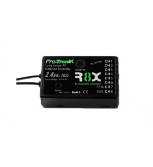 MHD Scientific radio PTR-6A V2 + Lipo 7.4v 1000mah  S03770100V