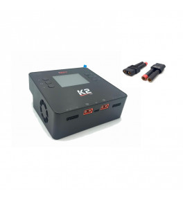 ISDT Chargeur double K2 2x500W + Connecteurs 26ISDT-K2-C