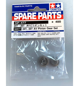 TAMIYA Pinions 22 et 23 dents SP-357 50357