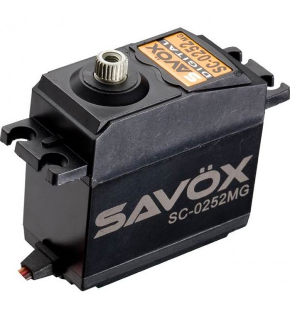 SAVOX Servo (6v-10.5kg-0.19s) SC-0252MG+