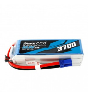 GENSACE BATTERIE LIPO 3700MAH 6S 60C EC5 GEA37006S60E5