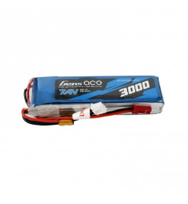 GENSACE Batterie Lipo 2S 7.4V 3000mAh GEA-3000-2S