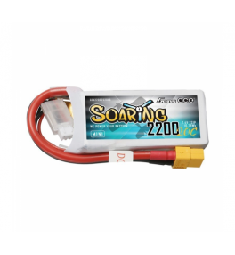 GENS ACE SOARING LIPO 2200 MAH 20C 7.4V MINI GEA22002S20X6