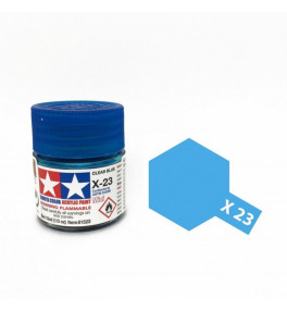 Peinture Tamiya X-23 Bleu Transaparent 10ml