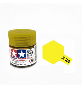 Peinture Tamiya X-24 Jaune Transaprent 10ml