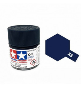 Peinture Tamiya X-3 Bleu Royal 10ml