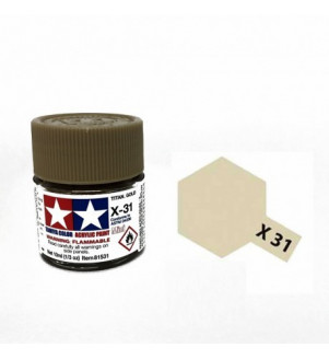 Peinture Tamiya X-31 Or titane 10ml