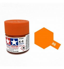 Peinture Tamiya X-6 Orange 10ml