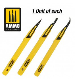 SET DE 3 CUTTERS ASSORTIS AMIG8691