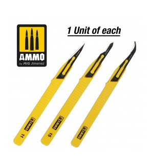 SET DE 3 CUTTERS ASSORTIS AMIG8691