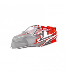 HOBBYTECH CARROSSERIE NON DECOUPEE ROUGE/GRISE NXT EVO CA-297-STICK