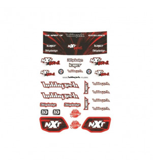 HOBBYTECH CARROSSERIE NON DECOUPEE ROUGE/GRISE NXT EVO CA-297-STICK