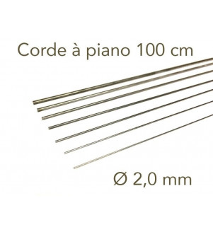 ALBION CORDES A PIANO 2.0MM X 1M X 4 PW6XM