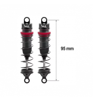 HOBBYTECH AMORTISSEURS 1/10 95MM BIG BORE 13MM+KIT RESSORT HTR-510095