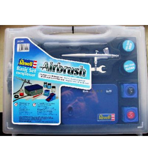 REVELL COFFRET AEROGRAPHE DE BASE AVEC CONPRESSEUR RV-39199