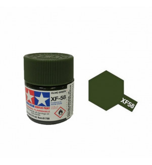 Peinture Tamiya X-F58 Vert olive 10ml