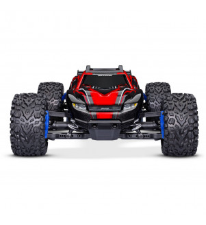 TRAXXAS RUSTLER 4X4 BRUSHLESS BL-2S ROUGE TRX-67164-4-R 