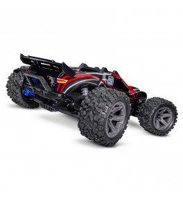 TRAXXAS RUSTLER 4X4 BRUSHLESS BL-2S ROUGE TRX-67164-4-R 