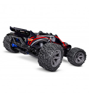 TRAXXAS RUSTLER 4X4 BRUSHLESS BL-2S ROUGE TRX-67164-4-R 