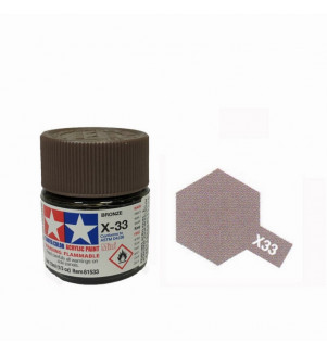 Peinture Tamiya X-33 Bronze 10ml