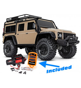 TRAXXAS TRX4 Land Rover DEFENDER sable avec treuil TRX82056-84-SAND