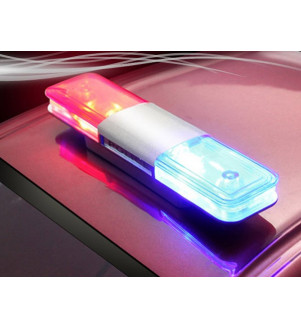 FASTRAX GYROPHARE POLICE BLEU/ROUGE FAST227S
