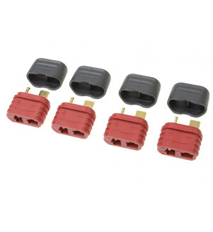G-FORCE CONNECTEUR DEAN FEMELLE AVEC CAPUCHON (4PCS) GF-1006-012