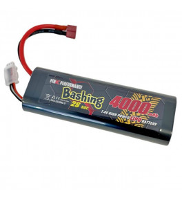 PINK PERFORMANCE Batterie lipo 2S 50C 4000mAh 7.4V Dean PP3-2S4000-D 