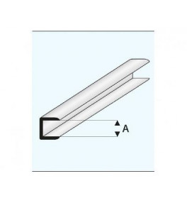 MAQUETT - Baguette à bordure en styrène 2.00mmx33cm 446-53/3