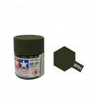 Peinture Tamiya X-F51 Kaki terne 10ml