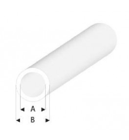 MAQUETT - Tube styrène transparent 5.00x6.00mmx33cm 422-59/3