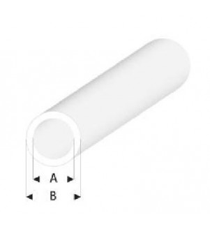 MAQUETT - Tube styrène transparent 5.00x6.00mmx33cm 422-59/3