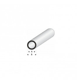 MAQUETT - Tube rond styrène 2.00x4.00mmx33cm 419-54/3