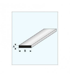 MAQUETT - Bande styrène 0.50x4.00mmx33cm 408-57/3