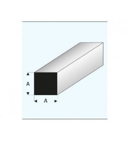 MAQUETT - Profilé carré styrène 4.50mmx33cm 407-58/3