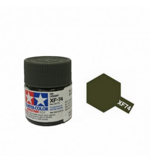 Peinture Tamiya X-F74 Vert olive terne J.S.D.F 10ml