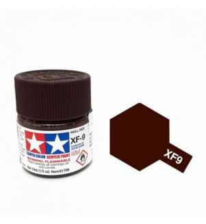 Peinture Tamiya X-F9 Rouge Coque 10ml