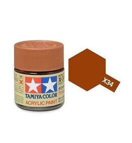 Peinture Tamiya X-34 Marron métallique 10ml