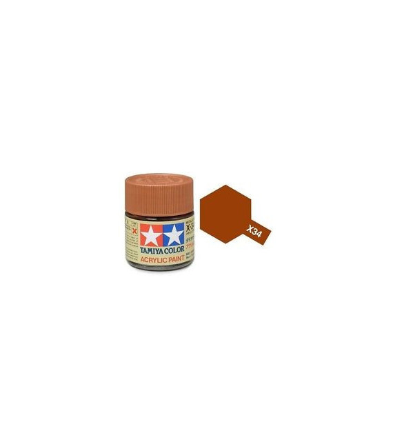 Peinture Tamiya X-34 Marron métallique 10ml