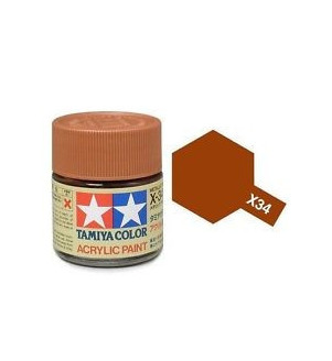 Peinture Tamiya X-34 Marron métallique 10ml