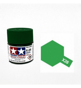 Peinture Tamiya X-28 Vert Pré 10ml