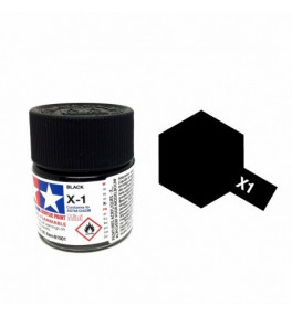 Peinture Tamiya X-1 Noir 10ml