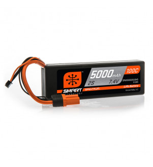 SPEKTRUM BATTERIE LIPO 7.4V 5000mAh 2S 100C Smart SPMX50002S100H5