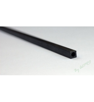 Tube carbone carré /rond   4mm / 2,5mm