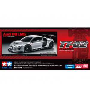 TAMIYA AUDI R8 LMS 2008 CHASSIS TT-02 1/10 58749
