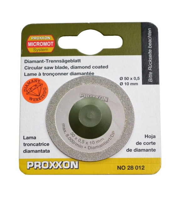 Lame à tronçonner diamantée enduit D107 Ø 50 mm x 0,5 pour KS 230