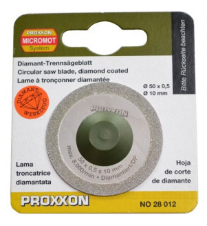 Lame à tronçonner diamantée enduit D107 Ø 50 mm x 0,5 pour KS 230